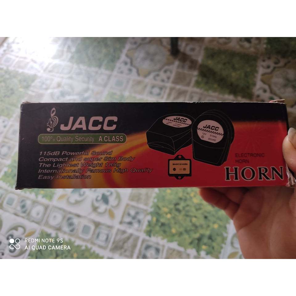 Còi Ngân 8 Tiếng Âm Thanh Cực Chất Cho Ô tô, xe Máy, Còi Ngân JACC- CNJ