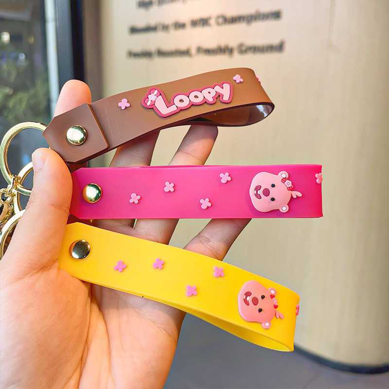 Móc Khoá Thú Dẻo Gấu LOOPY Loại Đẹp - 1 Cái