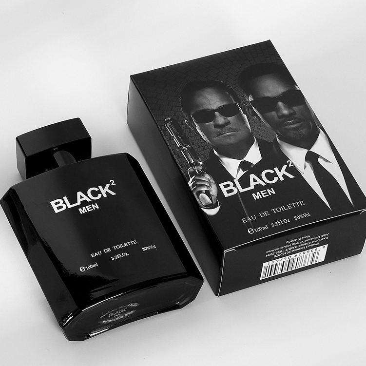 Nước hoa nữ thơm lâu, Nước hoa nam [BLACK MEN] 100ml - Chanh sả, Quyến rũ, Thơm nức mũi, Dùng là mê