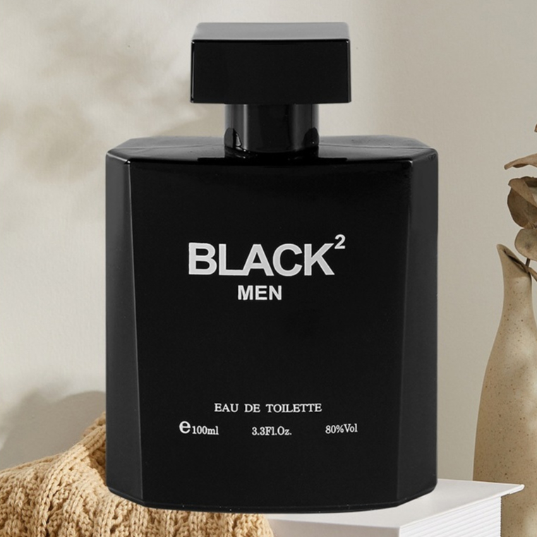 Nước hoa nam [BLACK MEN] 100ml, Nước hoa nữ thơm lâu - Chanh sả, Quyến rũ, Thơm nức mũi, Dùng là mê