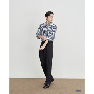 Áo sơ mi dài tay kẻ sọc DWARFS Striped Solid Shirt