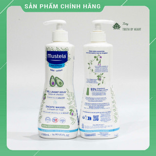 Sữa tắm gội dưỡng ẩm cho bé Mustela 500ml của Pháp