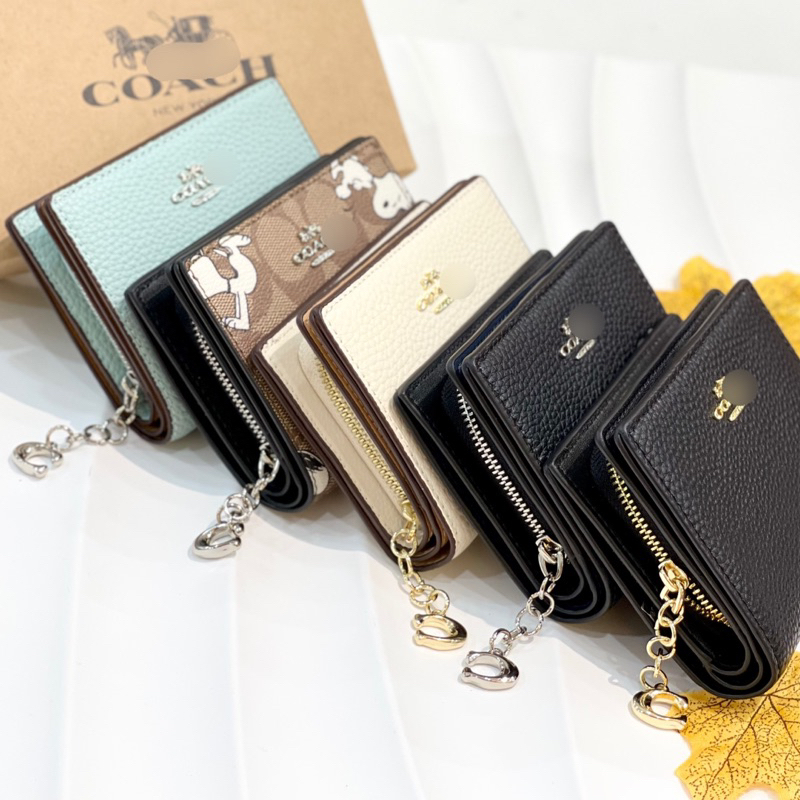 Ví coach gập snap mẫu mới
