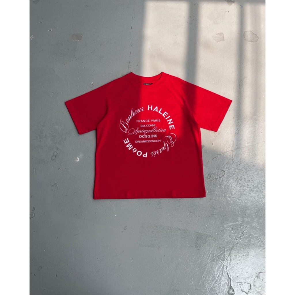 Áo thun FRANCEPIS RAGLAN DCSG - RED