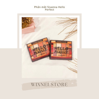 Phấn mắt 12 ô Sivanna Hello Perfect hai tầng