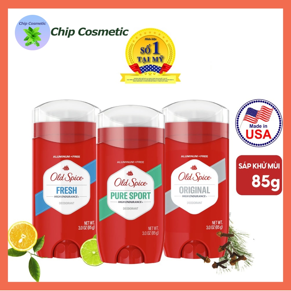 Lăn khử mùi Old Spice hương thơm tươi mát 85g