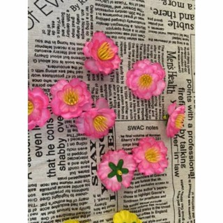 0.5 kg mai đào rời , mai đào chùm hoa giả trang trí ngày tết