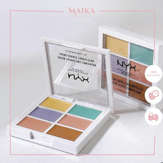 Bảng che khuyết điểm - triệt sắc nyx 6 ô color correcting concealer