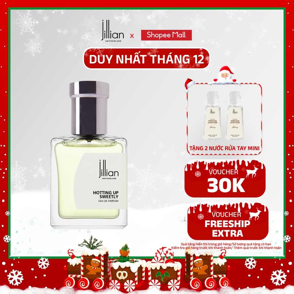 Nước hoa Jillian Nữ Hotting up Sweetly 15ml - ngọt ngào, hấp dẫn, tinh tế