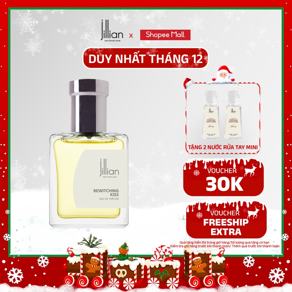 Nước hoa Jillian Nữ Bewitching Kiss (EDP) 15ml - ngọt ngào, sắc sảo, trẻ trung