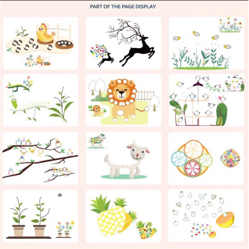 Hộp Màu Vân Tay 12 màu DIY Finger