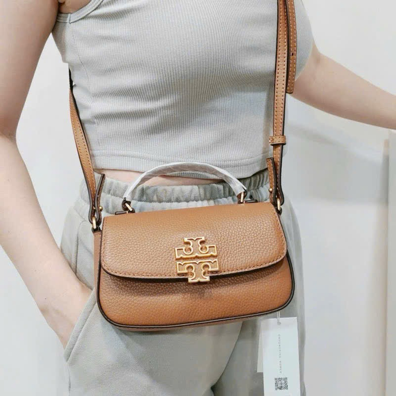 📛RẺ VÔ ĐỊCH📛TÚI T B BRITTEN MINI TOP NỮ DA THẬT ĐEO CHÉO