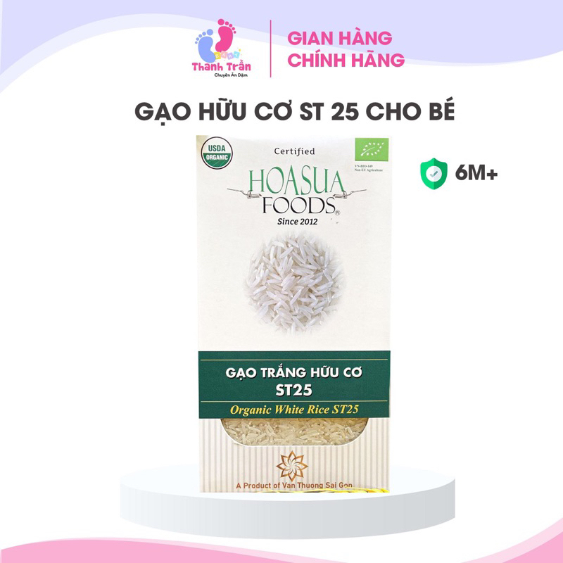 GẠO hữu cơ cho bé ăn dặm