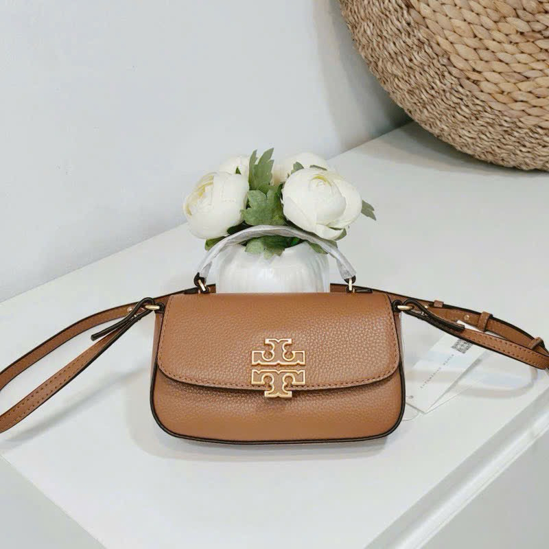 📛RẺ VÔ ĐỊCH📛TÚI T B BRITTEN MINI TOP NỮ DA THẬT ĐEO CHÉO