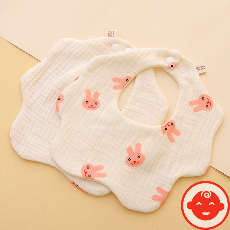 Yếm xô MUSLIN HOA TRÒN XOAY cho bé cao cấp mềm mại Y03