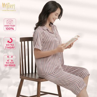 Đồ bộ Pijama lửng Lụa Satin Kẻ Xanh cao cấp mềm mát, phom rộng bigsize Mĩm Store