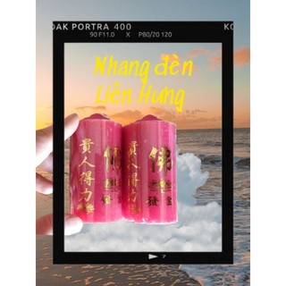 1 đôi đèn cầy sáp cứng 8cm