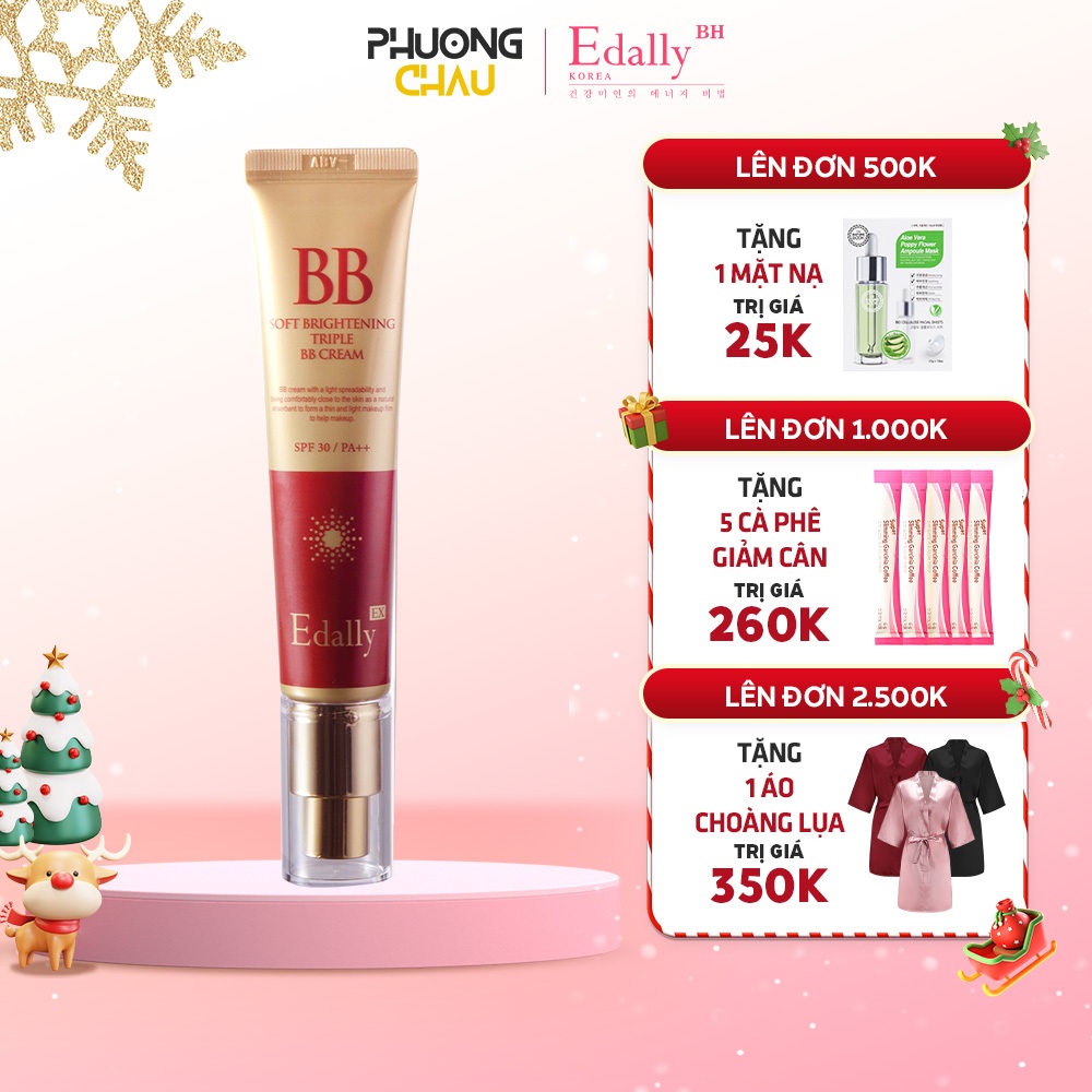 Kem nền làm sáng bừng làn da gấp 3 lần Edally EX Hàn Quốc tuýp 40ml