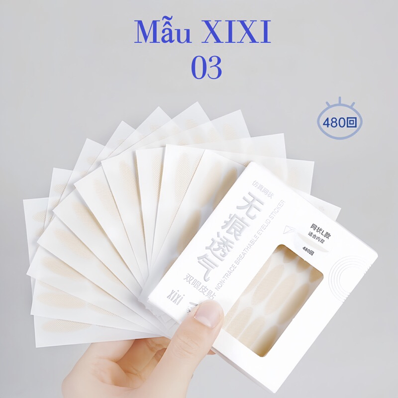 Miếng Dán Kích Mí Tàn Hình XIXI 480 Cặp Mỗi Hộp