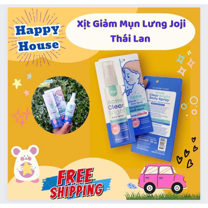 Xịt Giảm Mụn Lưng Joji Thái Lan