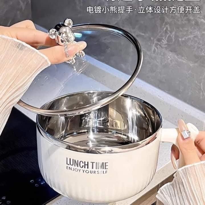 (hàng tặng) CA ÚP MÌ GẤU LUNCH- Cốc Khuấy Tự ĐộngDễ Sử Dụng Tiện Lợi, Vệ Sinh Nhanh Chất Liệu Thép 304 Không Gỉ Giữ Nh