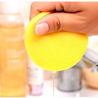 Bọt biển - bông nở rửa mặt chivey 1 gói 12 miếng