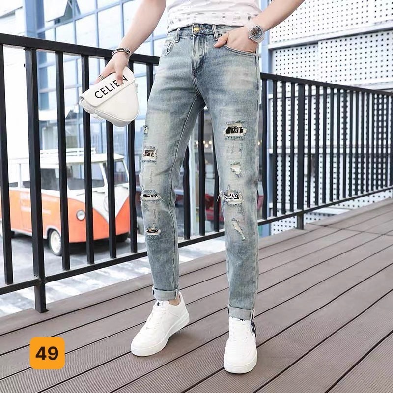 Quần jean nam rách cao cấp mẫu mới nhất hiện nay hàng chuẩn shop NNH8888 tvx37