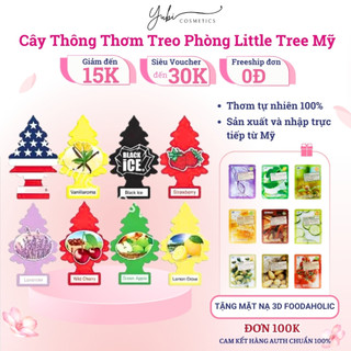 Cây thông thơm treo phòng LITTLE TREES AIR FRESHENER chính hãng Mỹ - YUBI SHOP