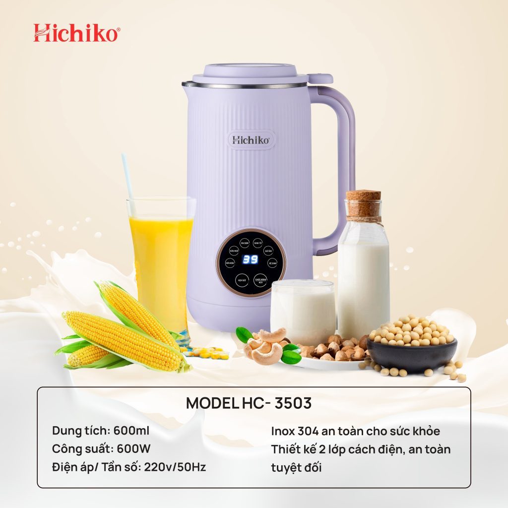 Máy làm sữa hạt 1000ml Hichiko HC - 3503