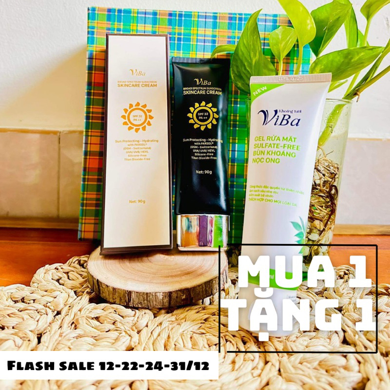 KEM CHỐNG NẮNG VIBA 30g - 90g