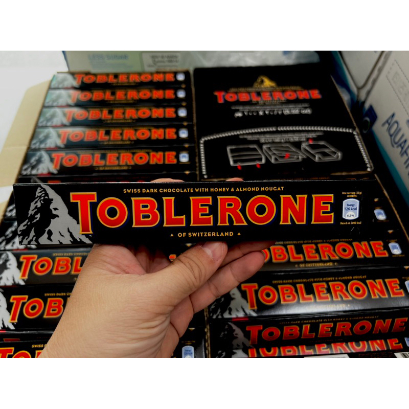 TOBLERONE Chocolate Toblerone Dark 100G nhập khẩu trực tiếp Thuỵ Sỹ | Socola Đen