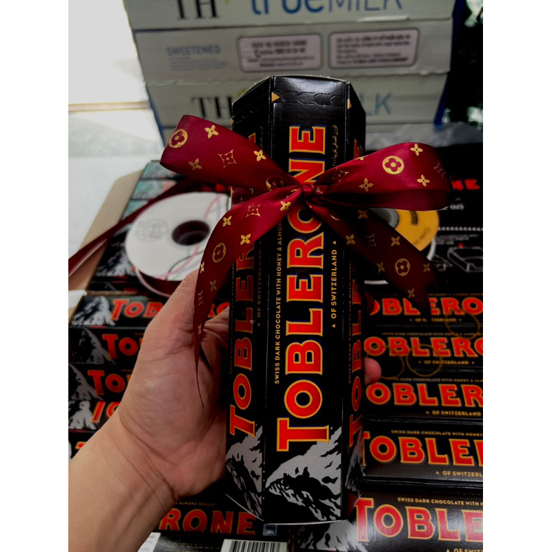 TOBLERONE Chocolate Toblerone Dark 100G nhập khẩu trực tiếp Thuỵ Sỹ | Socola Đen