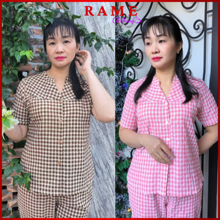 Bộ đồ mặc nhà đồ bộ ngủ nữ cộc tay quần dài chất cotton mềm mại
