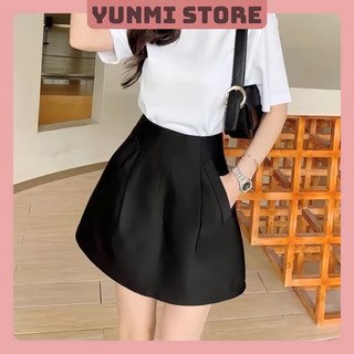 Chân Váy Tafta Dáng A Cạp Cao Tôn Dáng_Yunmistore