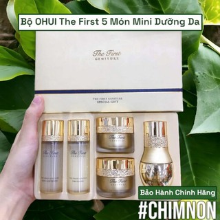 Bộ set dưỡng da ohui 5 món the first geniture sáng khoẻ da