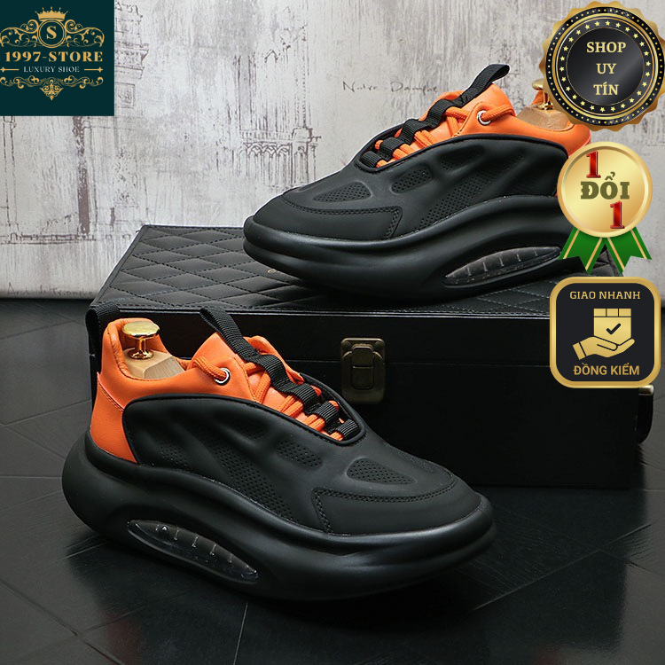 Giày Da Nam Sneakers Thời Trang Hách Dáng Tăng Chiều Cao Hottrend 2023