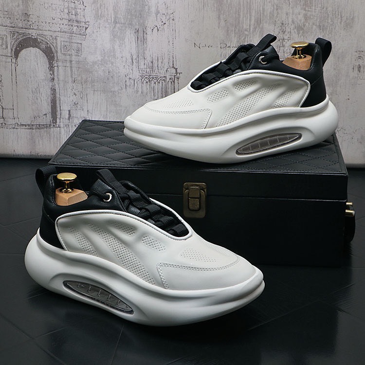 Giày Da Nam Sneakers Thời Trang Hách Dáng Tăng Chiều Cao Hottrend 2023
