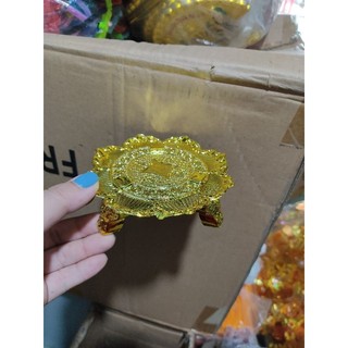 Dĩa tỏi sen 3 chân đế tóỉ thần tài ~10cm phk shop