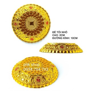 Đế tròn làm tỏi Thần tài size lớn 14.5 cm