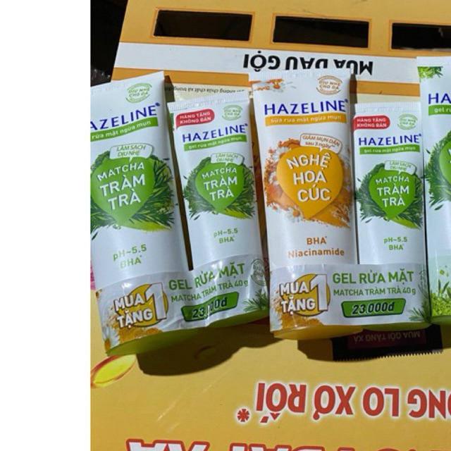 HAZELINE sữa rửa mặt 100gr tặng