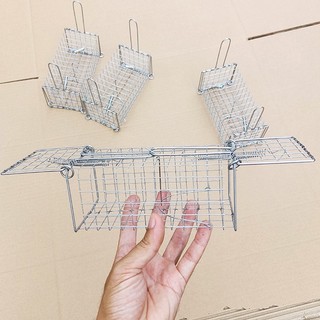 20 lồng bẫy chuột đường mòn không mồi mẫu 2 cửa vào