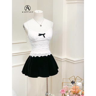 Set ren chân váy nhung 𝐀𝐒𝐇𝐘𝐋𝐄𝐘