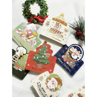 Thiệp ghi tay tặng quà nhân dịp noel