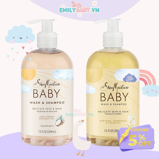 Sữa tắm gội toàn thân Shea Moisture Baby 384ml