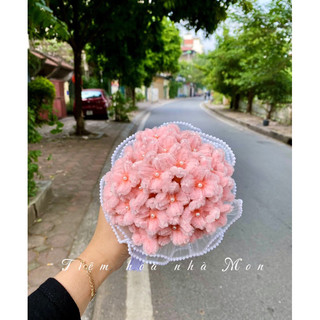 Bó hoa cẩm tú cầu kẽm nhung 40 bông
