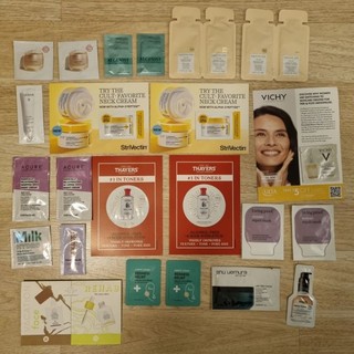 Mẫu thử sample dưỡng da, dưỡng tóc các hãng Living Proof, Vichy, Shu Uemura...