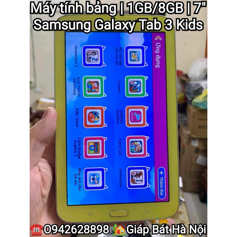 Máy tính bảng Samsung Galaxy Tab 3 Kids (1GB/8GB)