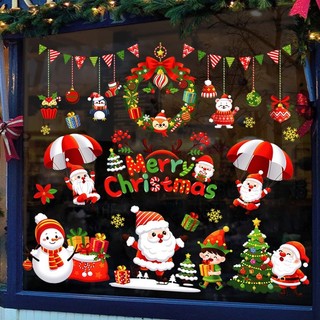 Decal Noel 2024, decal giáng sinh 2024, decal trang trí noel 2024 trang trí cửa kính