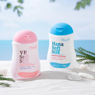 Dung dịch vệ sinh phụ nữ Hana Soft & Silk xanh / hồng