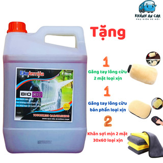 Nước rửa xe không chạm ô tô - xe máy 1 Can 5 Lít Ekokemika Bio 30 - Tặng combo quà siêu khủng